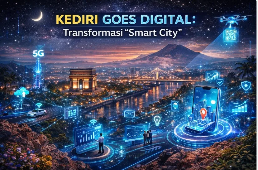 Kediri Goes Digital: Transformasi 'Smart City' dan Inovasi Teknologi yang Bikin Hidup Warga Makin Sat-Set!